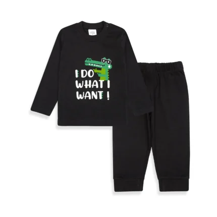 Full-sleeves Shirt & Trouser Set (Alligator)